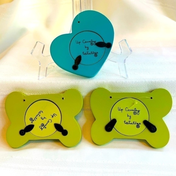 $5 ADD ON with $15+ Bundle Pet Picture Frame Ornaments Wooden Set of Three NEW - Picture 4 of 7